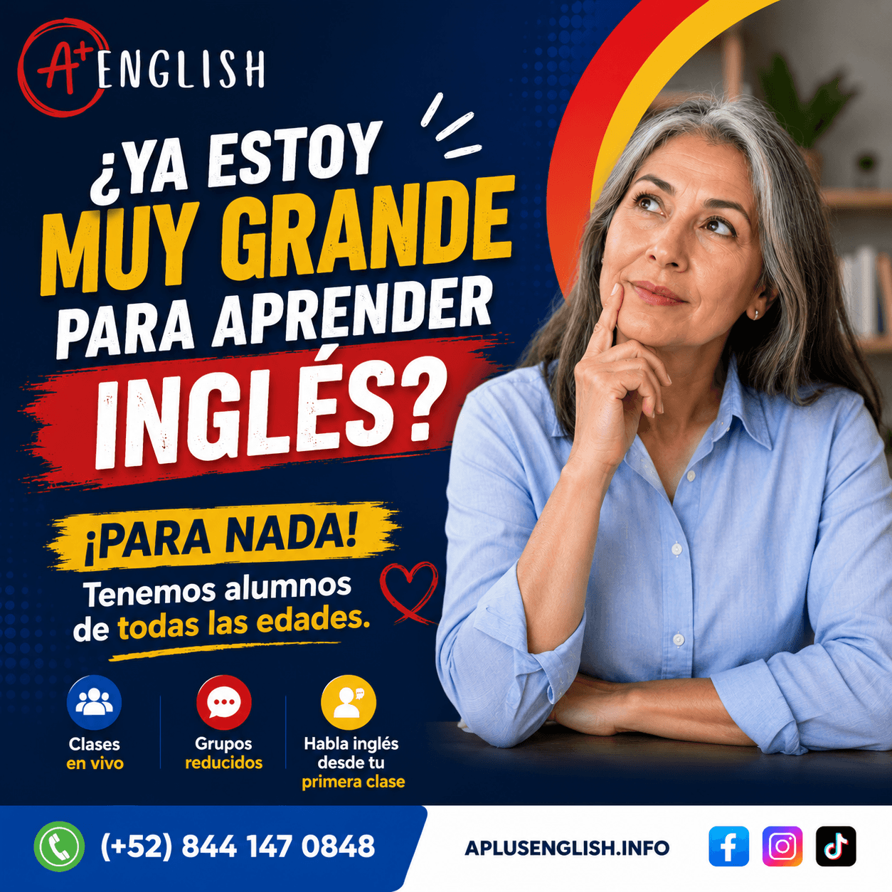 Ya estoy muy grande para aprender Ingles Imagen